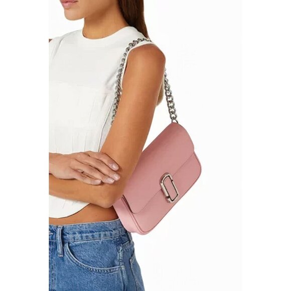 Marc Jacobs Women's The J Marc Classic Crossbody Shoulder Bag Quartz Pink OS - Picture 14 of 16